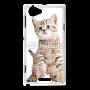 Coque Sony Xperia L Adorable chaton 7
