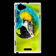 Coque Sony Xperia L Macaw africain bleu et jaune