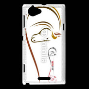 Coque Sony Xperia L Illustration cheval 5