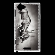 Coque Sony Xperia L Combat d'animaux sauvages