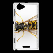 Coque Sony Xperia L Guêpe vue de dessus
