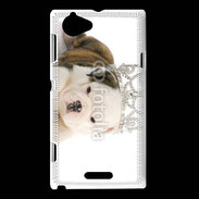 Coque Sony Xperia L Chiot princesse