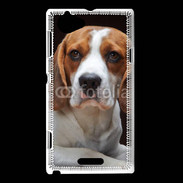 Coque Sony Xperia L Portrait de Beagle 5