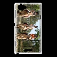 Coque Sony Xperia L Ballade à cheval
