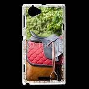 Coque Sony Xperia L Selle de cheval