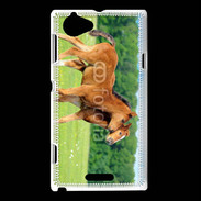 Coque Sony Xperia L Poulains