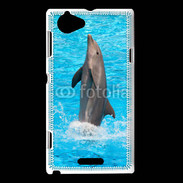 Coque Sony Xperia L Spectacle de dauphin