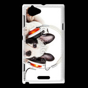 Coque Sony Xperia L Chien et musique