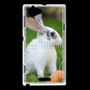 Coque Sony Xperia L Lapin et carotte