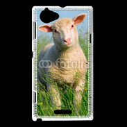 Coque Sony Xperia L Portrait d'un agneau