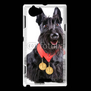 Coque Sony Xperia L Chien champion 