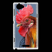 Coque Sony Xperia L Portrait d'un coq français