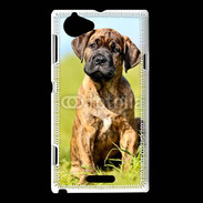 Coque Sony Xperia L Portrait d'un mastiff