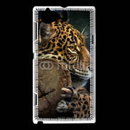 Coque Sony Xperia L Portrait d'un jaguar