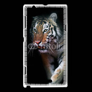Coque Sony Xperia L Portrait d'un tigre 25