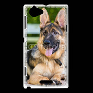 Coque Sony Xperia L Portrait d'un berger allemand adulte