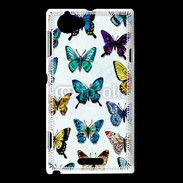 Coque Sony Xperia L Folie de papillons 25