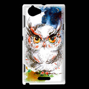 Coque Sony Xperia L Hibou en dessin 100