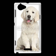 Coque Sony Xperia L Chiot Golden retriever 100