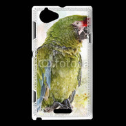 Coque Sony Xperia L Perroquet en aquarelle