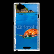Coque Sony Xperia L Tortue en mer 100