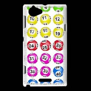 Coque Sony Xperia L Boule de loto