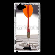 Coque Sony Xperia L fléchette dans le mil
