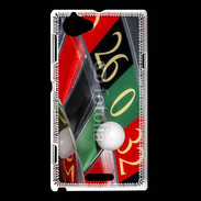 Coque Sony Xperia L Roulette classique de casino