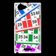 Coque Sony Xperia L Cartes de loto 5