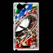 Coque Sony Xperia L Roulette de casino 5