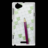 Coque Sony Xperia L Mots fléchés 1