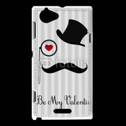 Coque Sony Xperia L Valentine's day card