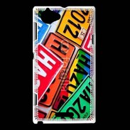 Coque Sony Xperia L Plaque d'immatriculation