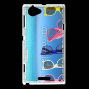 Coque Sony Xperia L Lunettes en vacances