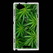 Coque Sony Xperia L Feuilles de marijuana
