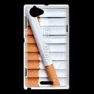 Coque Sony Xperia L Fond avec cigarettes