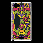 Coque Sony Xperia L Femme de couleur