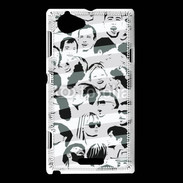 Coque Sony Xperia L Multi visages