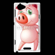Coque Sony Xperia L Humour de cochon