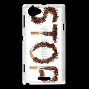 Coque Sony Xperia L Stop à la cigarette