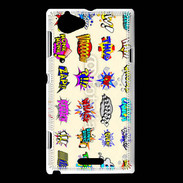 Coque Sony Xperia L Cartoon explosion en folie