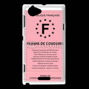 Coque Sony Xperia L Permis de conduire