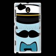 Coque Sony Xperia L Moustache commandant