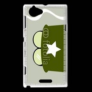 Coque Sony Xperia L Moustache et cigare