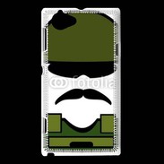Coque Sony Xperia L Moustache militaire