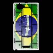 Coque Sony Xperia L Clavier ordinateur brésil