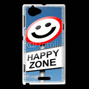 Coque Sony Xperia L Happy zone