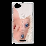 Coque Sony Xperia L Humour de bébé 3