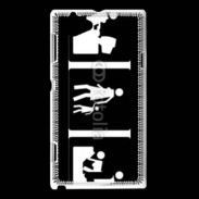 Coque Sony Xperia L humour panneau 2