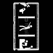 Coque Sony Xperia L humour panneau 3